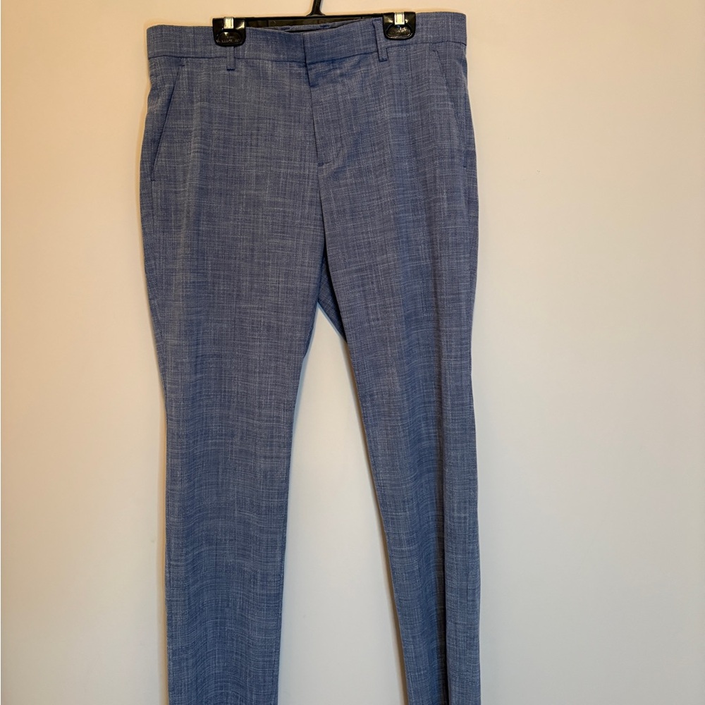 RW@CO Men's Blue Dress Pant 32X32 Casual Tailored Fit Office Viscose - Picture 3 of 11